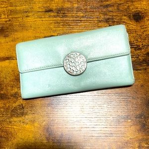 Mint Coach wallet